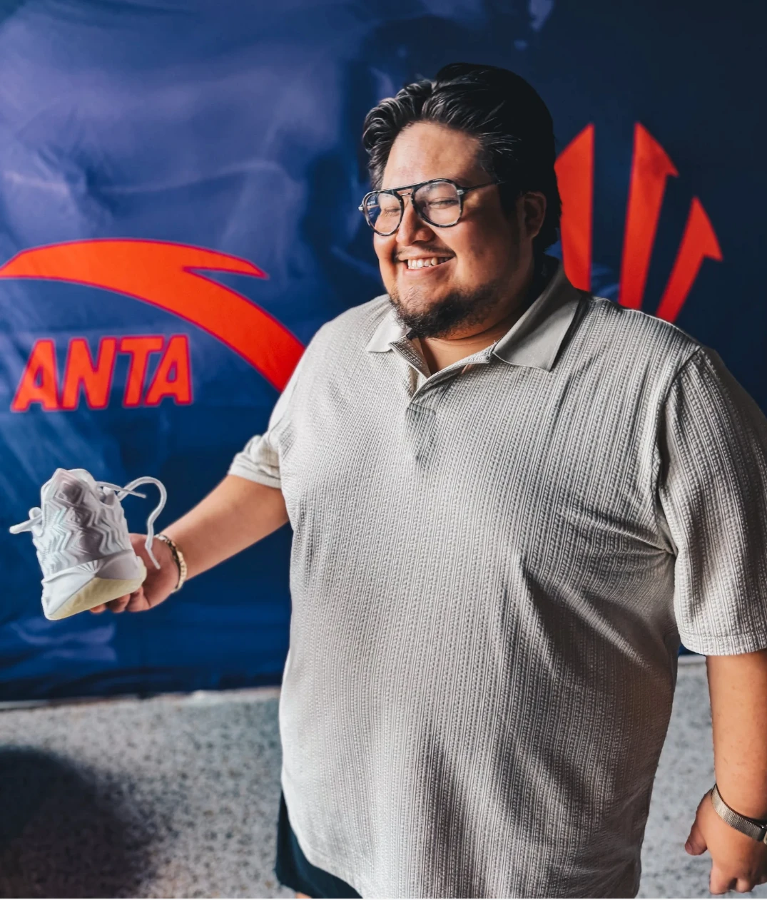 Martin Marcelo at an ANTA sneaker event